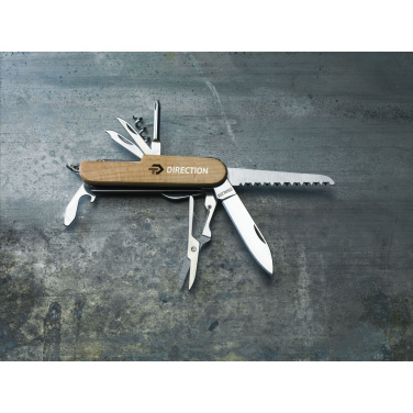 Logo trade business gift photo of: Beechwood Pocket knife