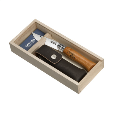 Logotrade promotional product picture of: Opinel No 08 Carbon pocket knife