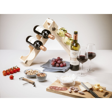 Logo trade corporate gifts image of: Butler Bamboo waiter’s friend