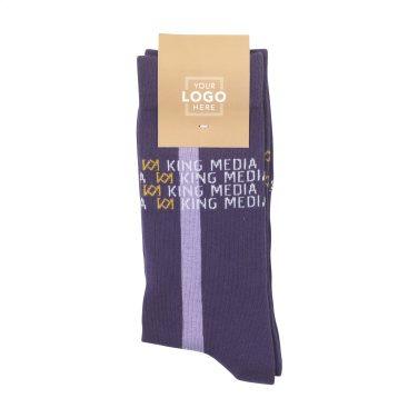 Logo trade promotional giveaways image of: Cotton Socks