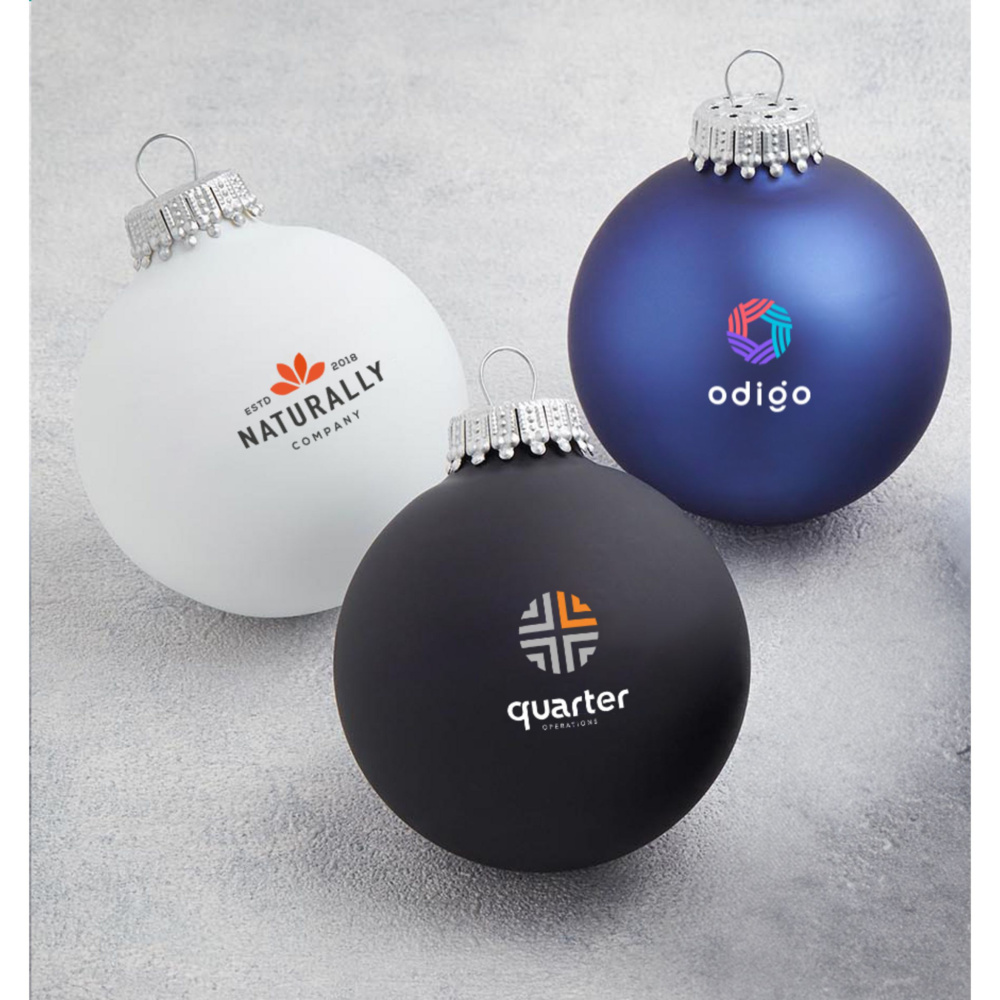 Logo trade advertising products image of: Christmas Bauble Ø 6 cm - Made in Europe