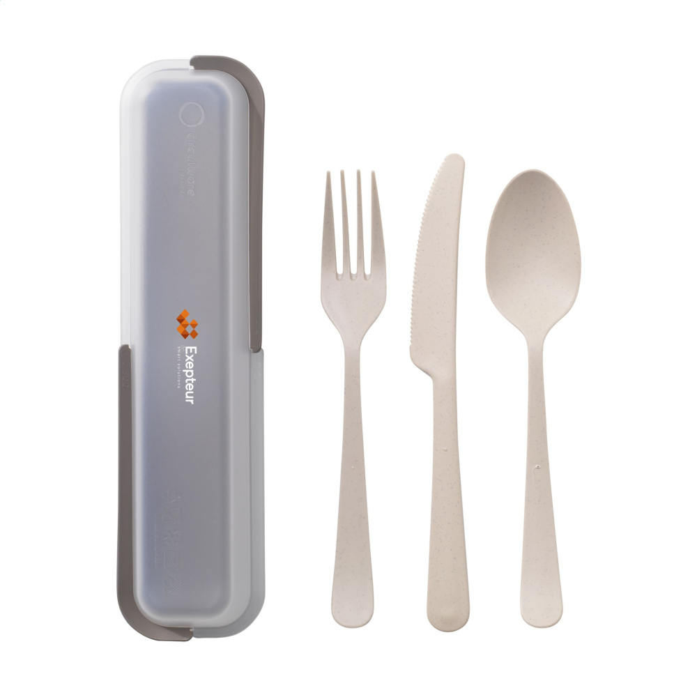 Logotrade promotional item image of: Outdoor 3-piece Cutlery Set