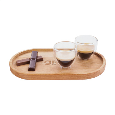 Logo trade promotional merchandise image of: Harmony Serving Tray Oval