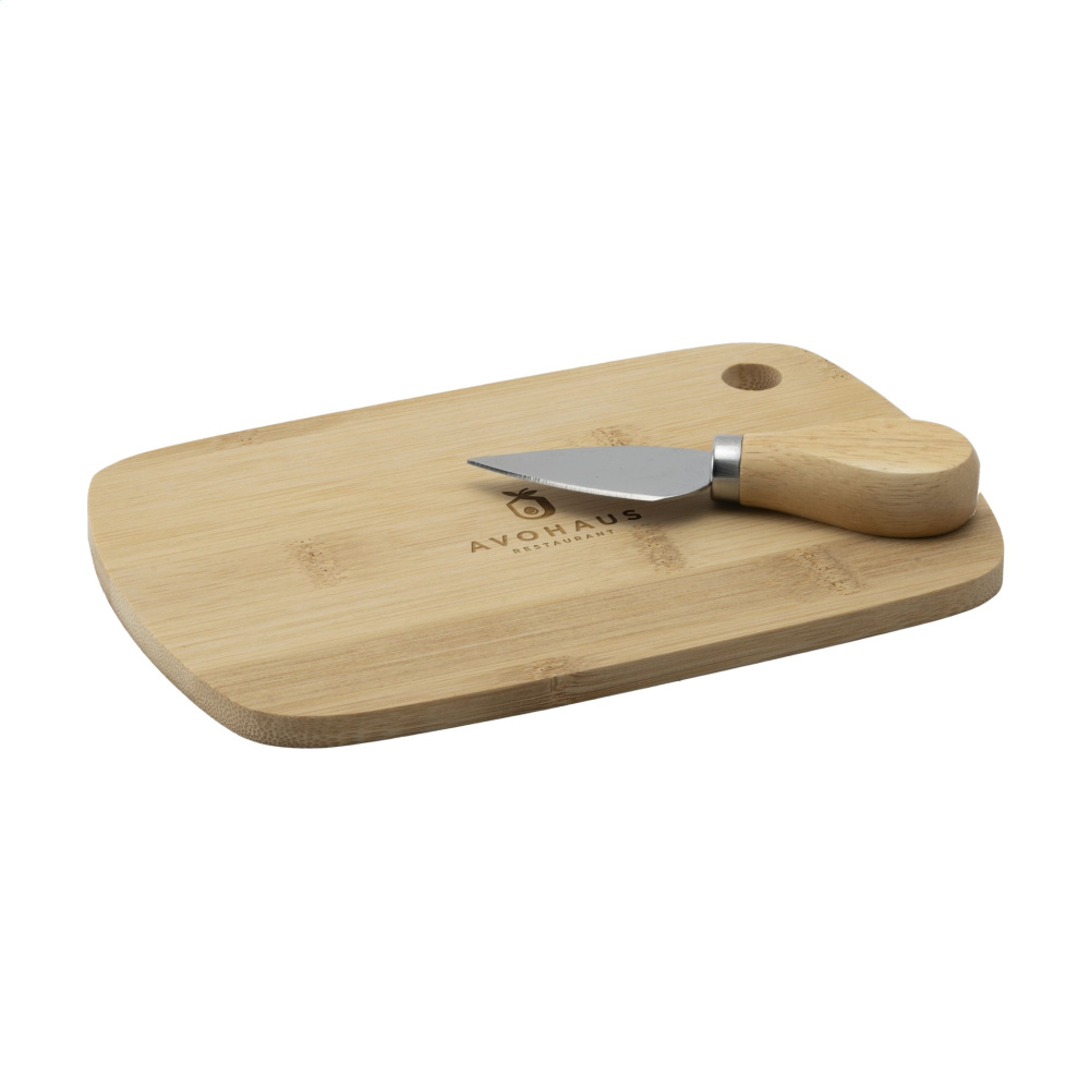 Logotrade corporate gift picture of: Bamboo Cheese Platter 2-pcs