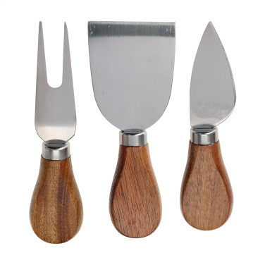 Logo trade promotional giveaways picture of: Cheese Platter Set 4-pcs