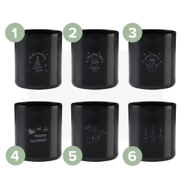 Logo trade promotional merchandise photo of: Wooosh Scented Candle True Wood X-Mas