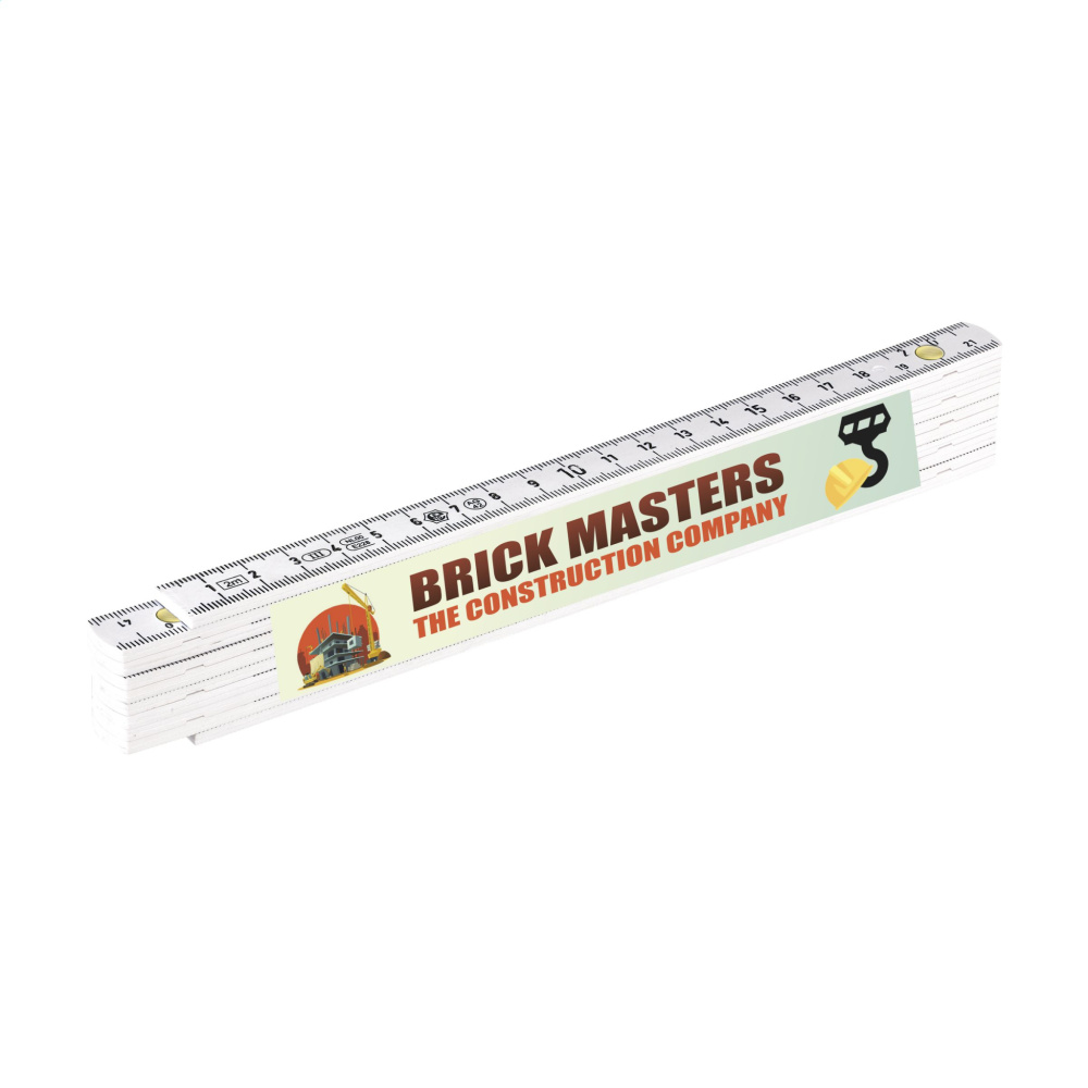 Logotrade promotional merchandise picture of: Metric folding ruler
