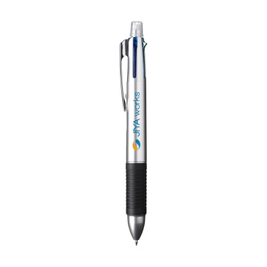 Logo trade promotional items image of: Quintet 5-in-1 pen pencil