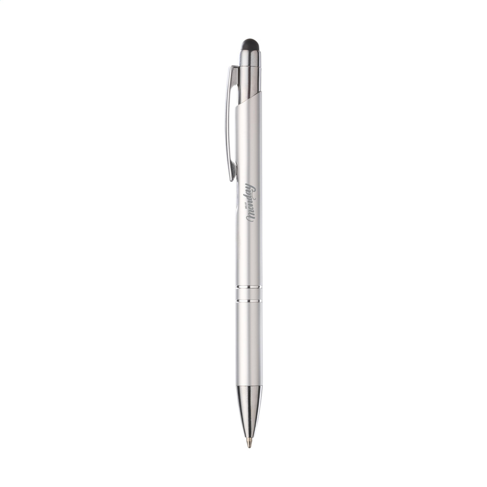 Logo trade promotional item photo of: Ebony Touch stylus pen