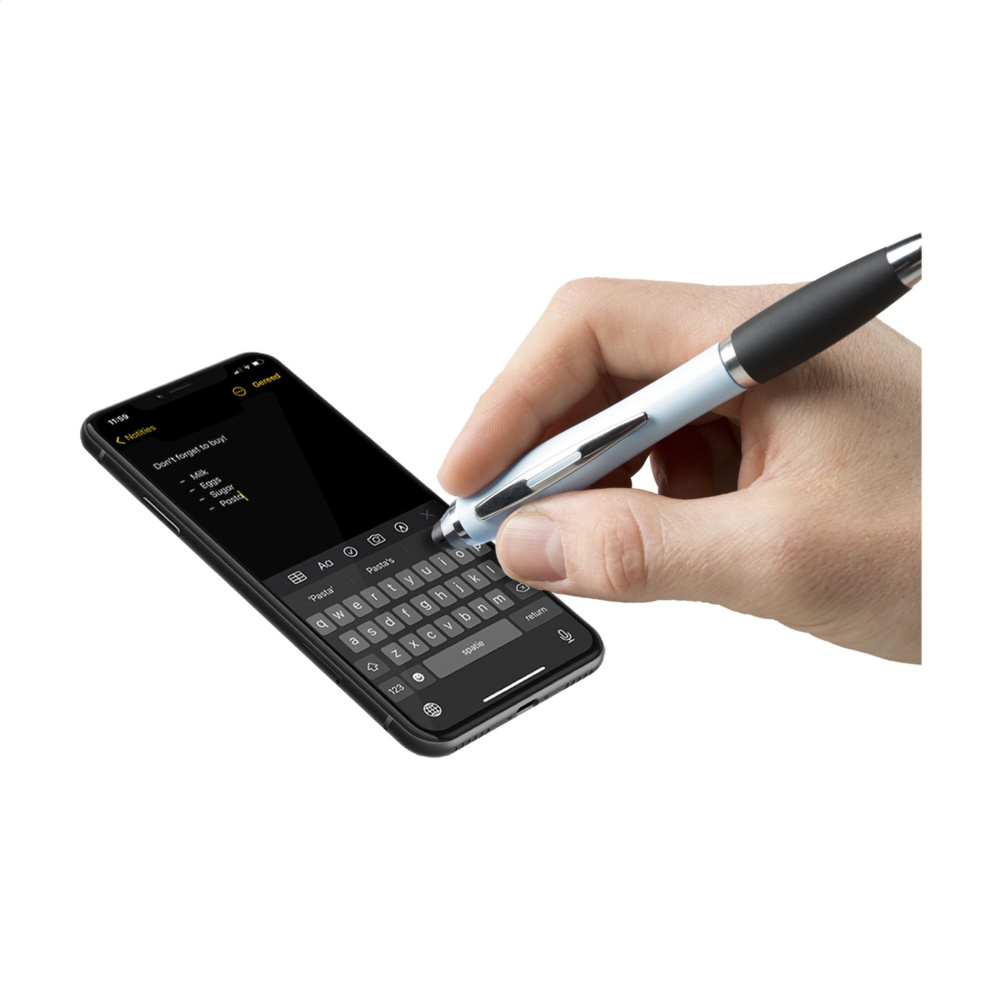 Logo trade advertising product photo of: Athos Colour Touch stylus pen