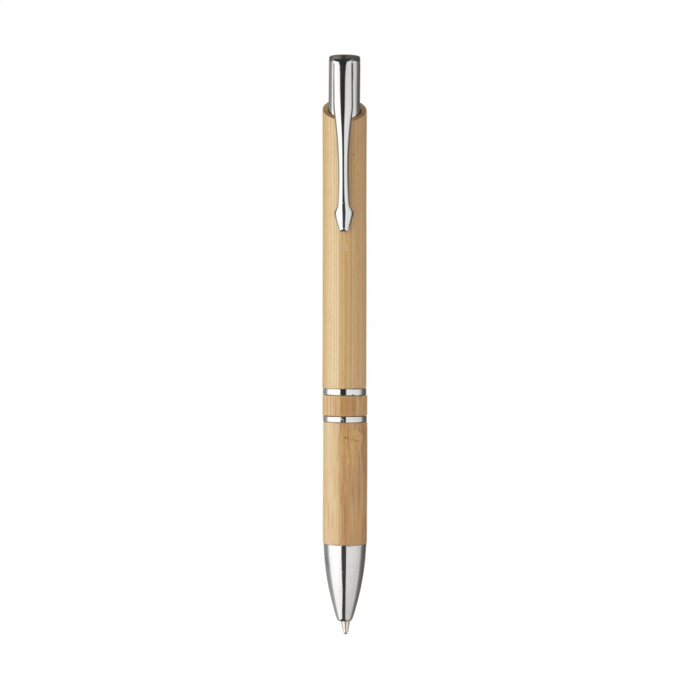 Logo trade promotional gift photo of: Ebony Bamboo pen