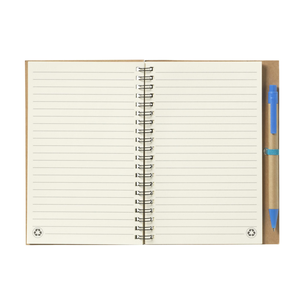 Logotrade promotional giveaway picture of: Recycle Note-L Paper notebook