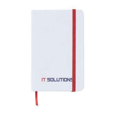 Logo trade business gifts image of: WhiteNote A6 Paper notebook
