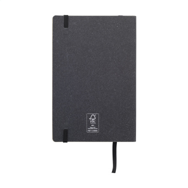 Logotrade promotional merchandise image of: Monti Recycled Leather - Paper Notebook A5