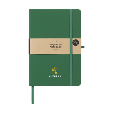 Logotrade promotional merchandise photo of: Recycled GRS PU Paper Notebook A5