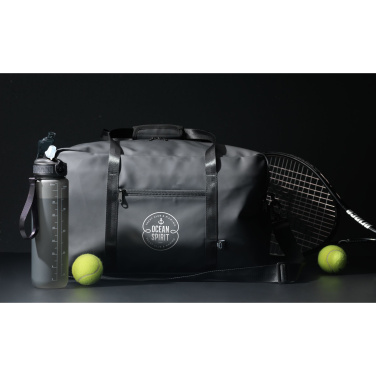 Logo trade promotional gifts image of: Lennon RCS Recycled PU Sports-/Travelbag