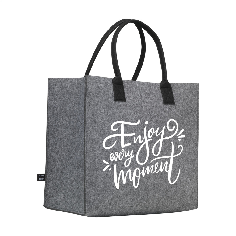 Logo trade promotional gifts image of: BigShopper Argus GRS RPET Felt