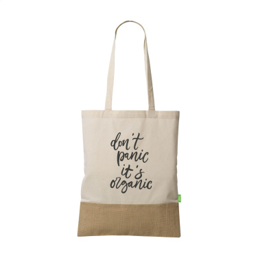 Logotrade promotional merchandise image of: Combi Organic Shopper (160 g/m²) bag