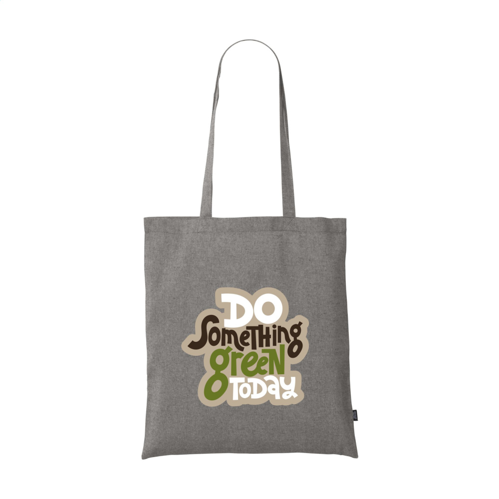 Logotrade advertising product image of: GRS Recycled Cotton Shopper (180 g/m²) bag