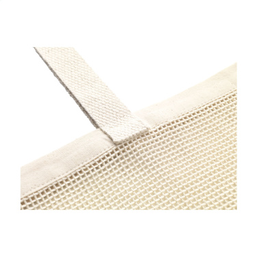 Logo trade business gifts image of: Natura Organic Mesh Shopper (180 g/m²) shopping bag