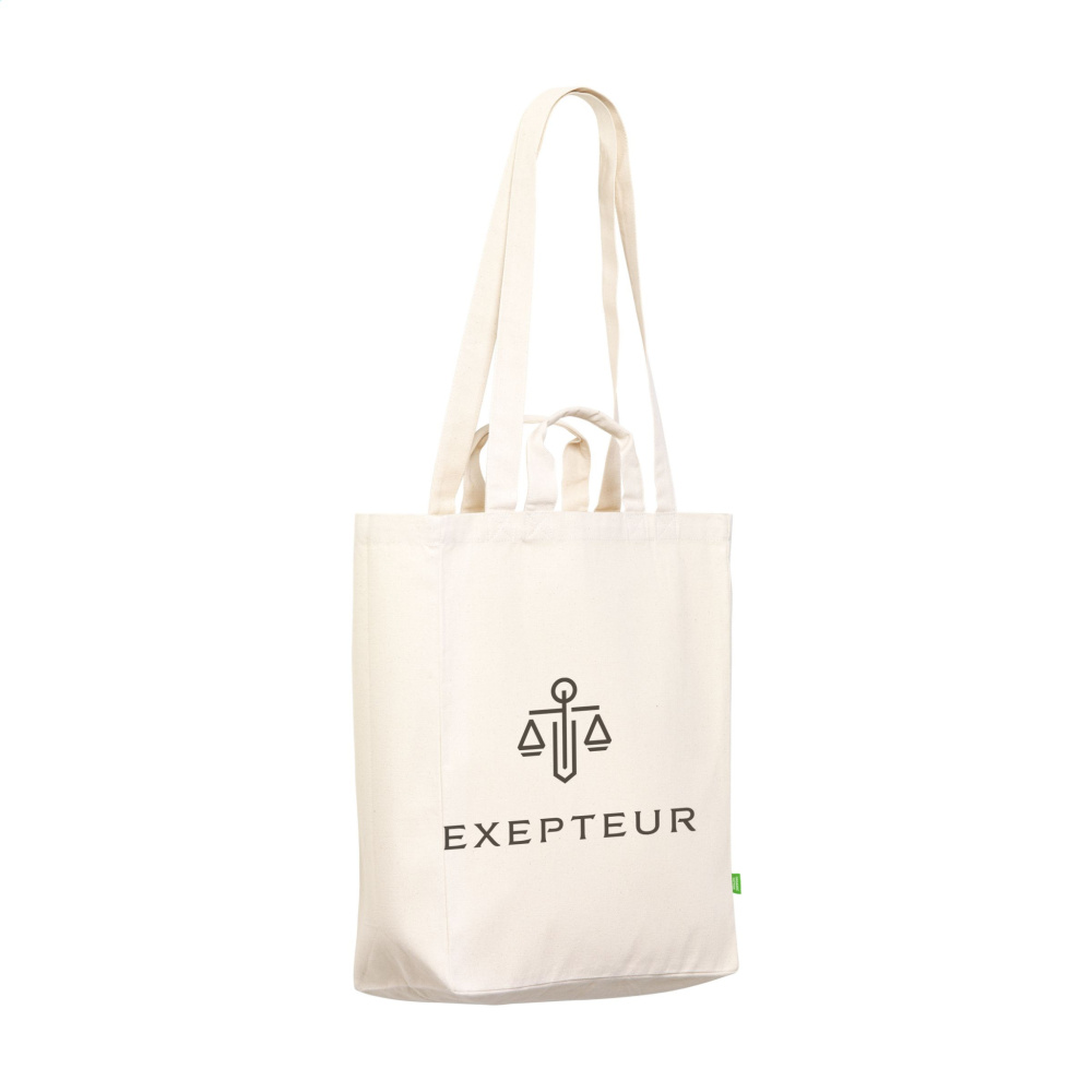 Logotrade promotional item image of: Organic Cotton Canvas Tote Bag (280 g/m²)