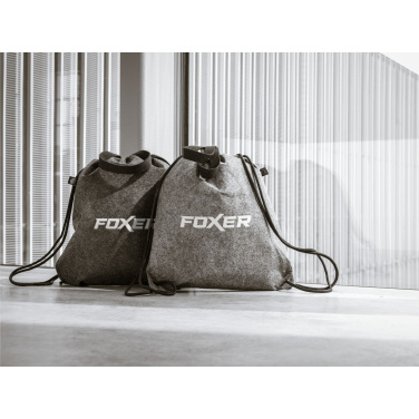 Logo trade promotional products picture of: GRS RPET Felt PromoBag Plus backpack