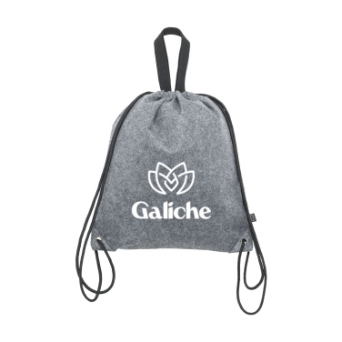 Logo trade promotional item photo of: GRS RPET Felt PromoBag Plus backpack
