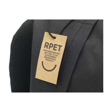 Logo trade business gifts image of: Flashline GRS RPET Laptop Backpack