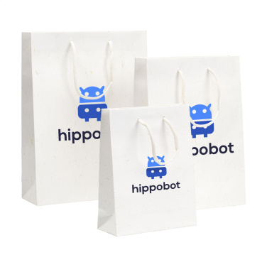 Logotrade promotional merchandise picture of: Leaf It Bag recycled with straw fibres (180 g/m²) S