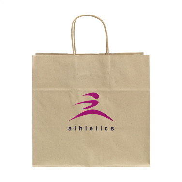 Logotrade promotional item picture of: Leaf It Bag recycled grass paper (90 g/m²) L