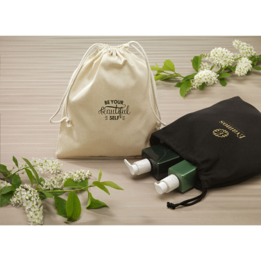 Logotrade promotional giveaways photo of: Gift Pouch GRS Recycled Cotton (150 g/m²) M