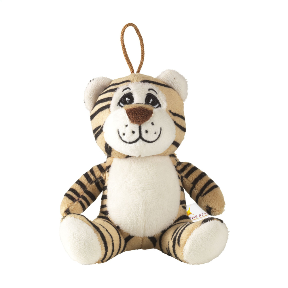 Logotrade promotional merchandise picture of: Animal Friend Tiger cuddle toy