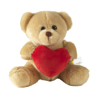 Logo trade business gifts image of: With Love Bear cuddly toy