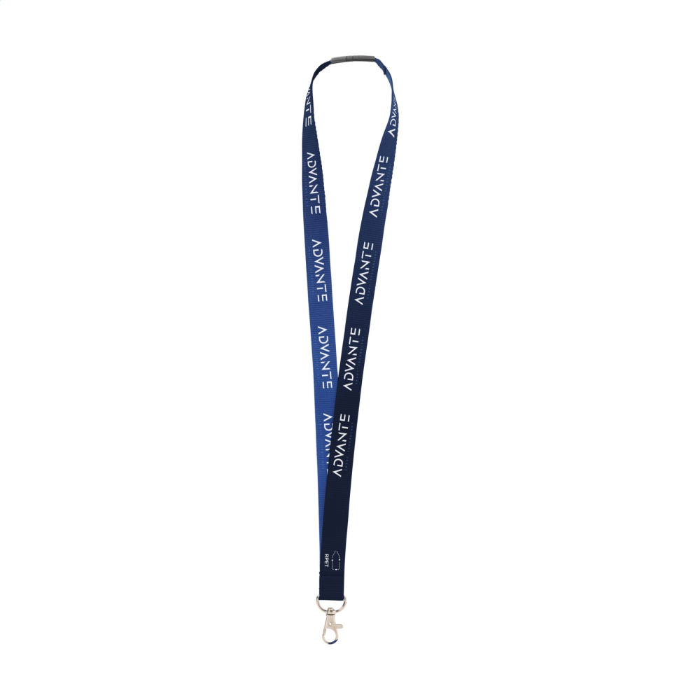 Logotrade promotional product image of: Lanyard Sublimation Safety RPET 2 cm lanyard