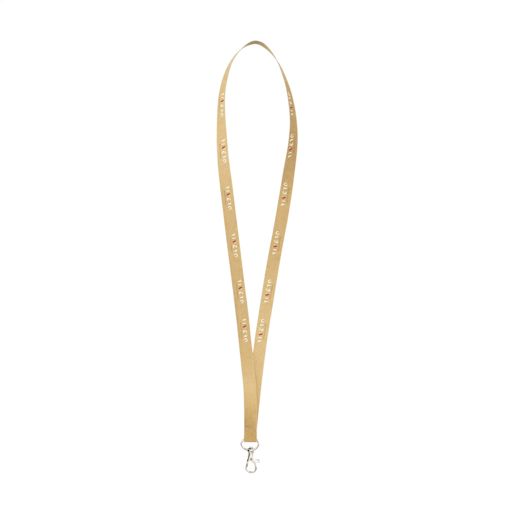 Logo trade business gifts image of: Lanyard Paper 1,5 cm keycord