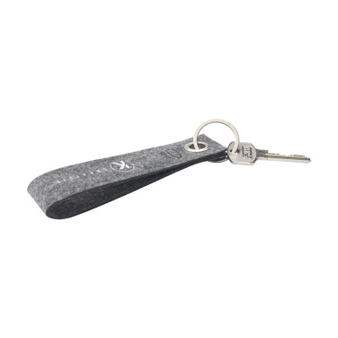 Logo trade promotional giveaways picture of: GRS RPET Felt Keyring