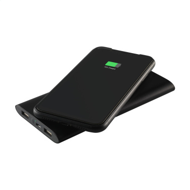Logo trade promotional products picture of: Aluminium 8000 Wireless Powerbank wireless charger