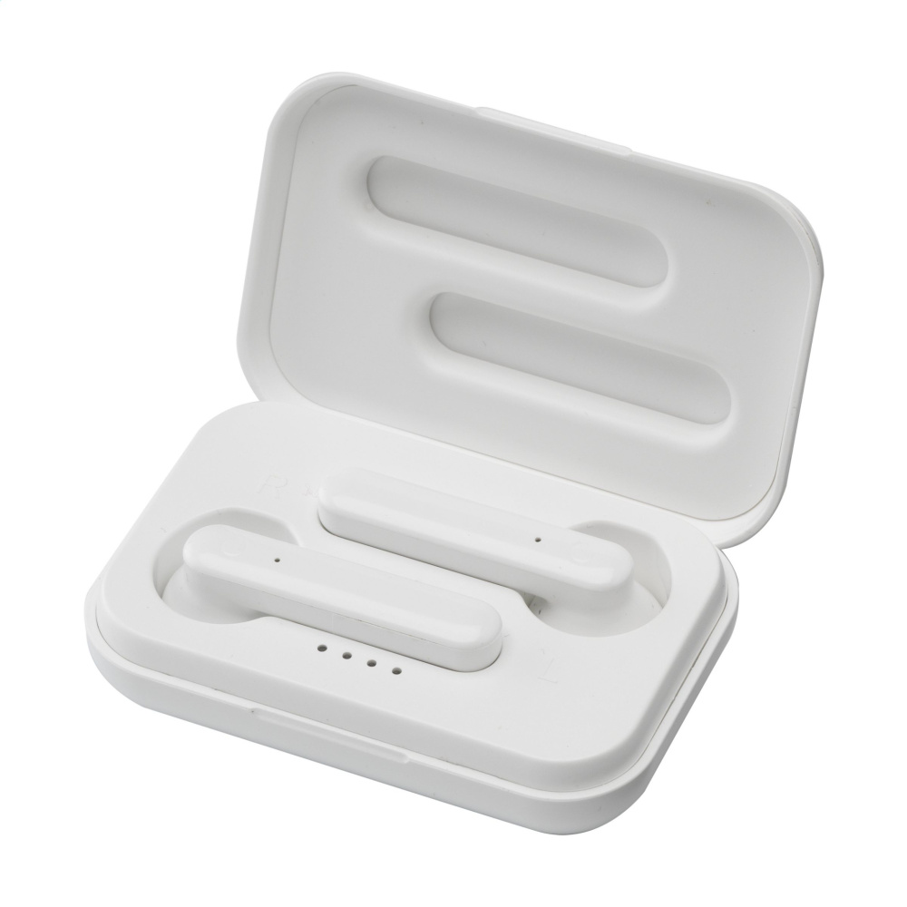 Logotrade promotional product image of: Sensi TWS Wireless Earbuds in Charging Case
