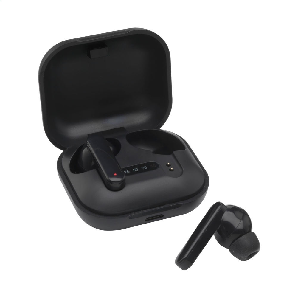 Logotrade promotional merchandise image of: Aron TWS Wireless Earbuds in Charging Case