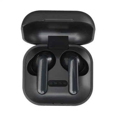 Logo trade promotional items image of: Aron TWS Wireless Earbuds in Charging Case