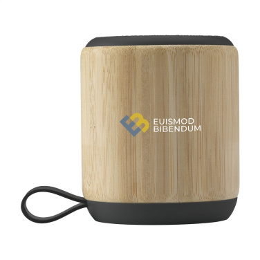 Logo trade corporate gifts picture of: Timor Bamboo Wireless Speaker
