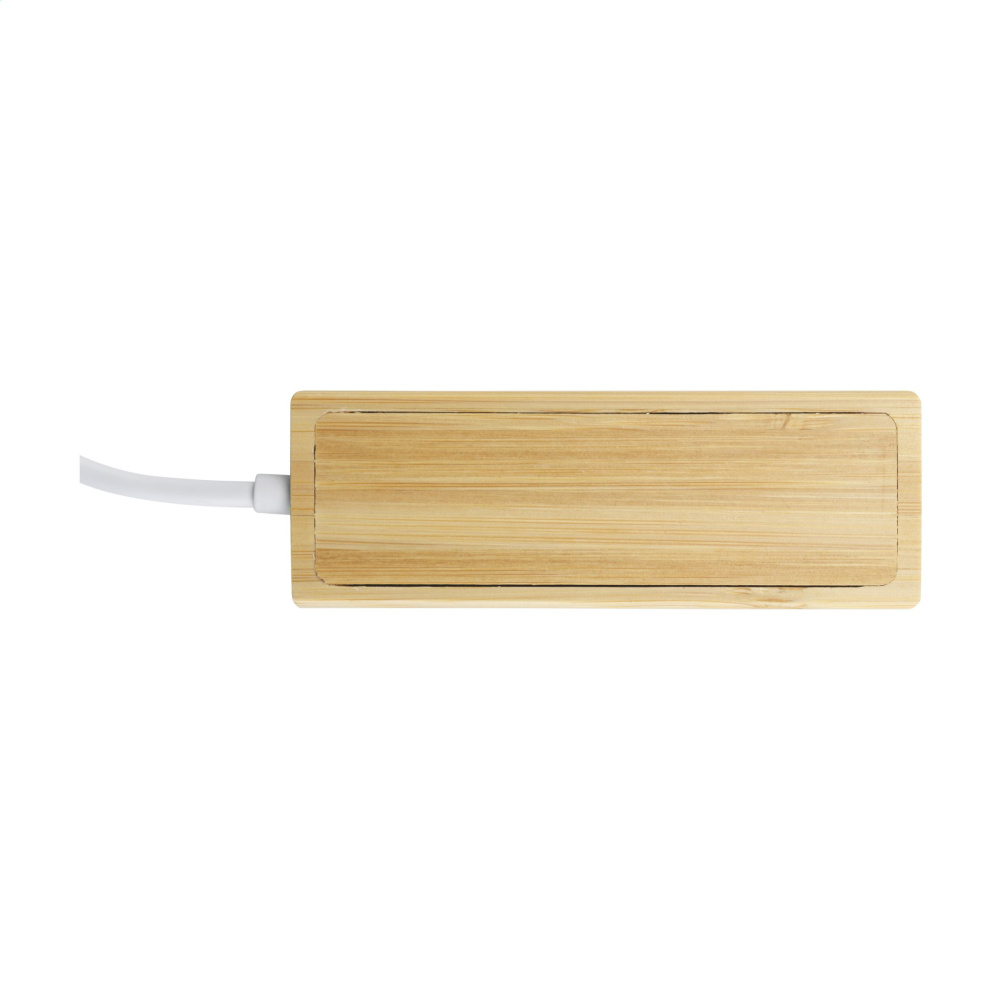 Logo trade promotional gift photo of: Bamboo USB Hub