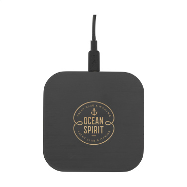 Logotrade promotional item picture of: Bamboo Wireless Charger 15W