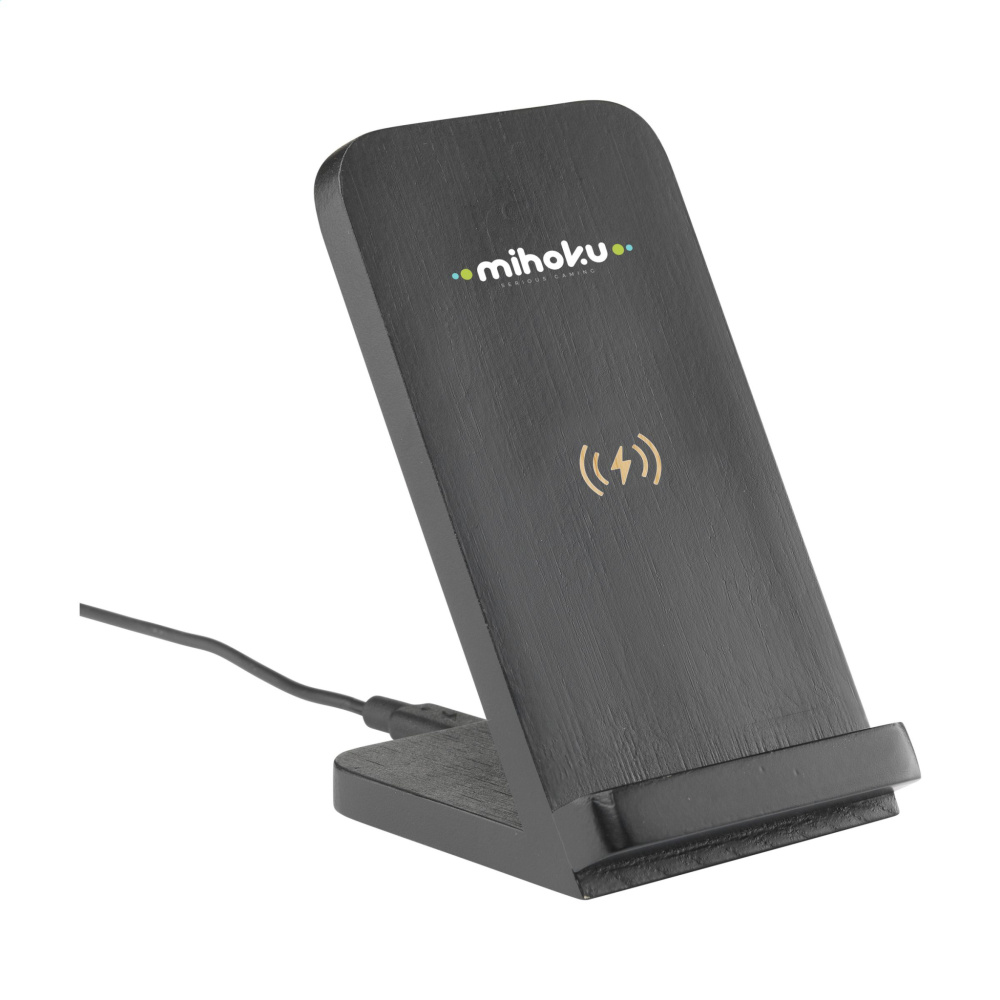 Logo trade promotional giveaways picture of: Baloo Wireless Charger Stand 15W