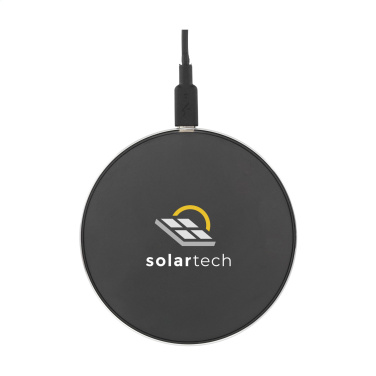 Logotrade promotional merchandise image of: Tecco GRS Recycled Alu 15W Wireless Charger
