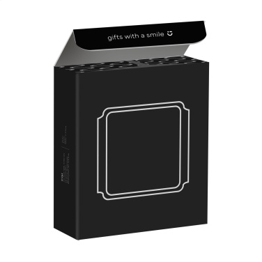 Logo trade corporate gifts picture of: TriCharge RCS  Recycled PU Wireless Charger