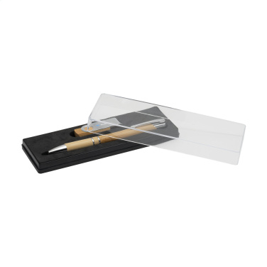 Logo trade corporate gifts image of: Bamboo Connect Giftset 8 GB