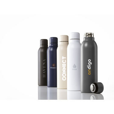 Logo trade promotional giveaways image of: Helios RCS Recycled Steel Bottle 470 ml