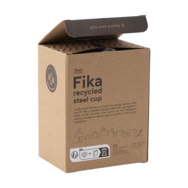 Logotrade promotional product image of: Fika RCS Recycled Steel Cup 400 ml thermo cup
