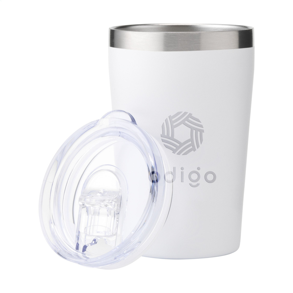 Logotrade promotional gift picture of: Re-Steel RCS Recycled Coffee Mug 380 ml thermo cup